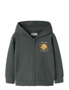 Nmmvoltinus Nreg Sweat Card Wh Bru Grey Name It