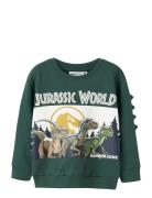 Nmmoswald Jurassic Nreg Sweat Bru Sky Green Name It