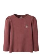 Nmfolika Ls Xsl Top Burgundy Name It