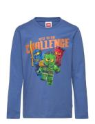 Lwtaj 100 - T-Shirt L/S Blue LEGO Kidswear
