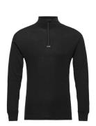 Dovre Wool 1/1 Ærme & Zipper Black Dovre