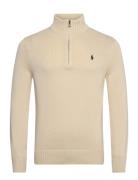 Cotton Quarter-Zip Sweater Cream Polo Ralph Lauren
