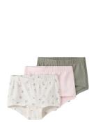 Nmftights 3P Jet Stream Flower Noos Pink Name It