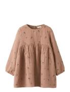 Nmftamina Ls Loose Dress Lil Brown Lil'Atelier
