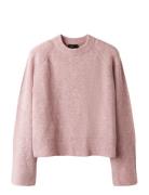 Nlfkleave Ls Short Knit Noos Pink LMTD