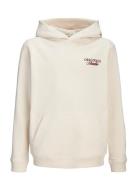 Jornorrebro Typo Back Sweat Hood Sn Jnr Cream Jack & J S