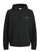 Jjcollege Logo Sweat Hood Black Jack & J S
