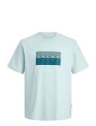 Jcofusion Dots Print Tee Ss Cn Sn Jnr Blue Jack & J S