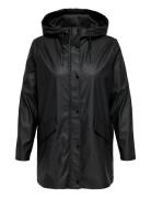 Carelisa Raincoat Zip Otw Noos Black ONLY Carmakoma