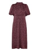 N-Ruth Dress Burgundy Noella