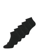 Jacbasic Bamboo Short Sock 5 Pack Black Jack & J S