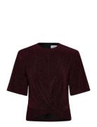 Dante6-Fantina Lurex Top Burgundy Dante6