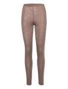 Leggings Merino Wool Beige Lindex