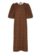 Reno Pastis Long Dress Brown Noella