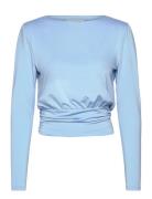 Rwbillie Ls O-Neck T-Shirt Blue Rosemunde