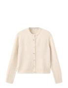 Knitted Button Cardigan Cream Mango