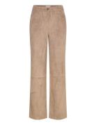Dante6-Carmen Faux Suede Pants Beige Dante6
