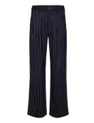 Pinstripe Pleated Pants Navy Navy Prohibited