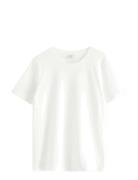 T Shirt Regular Solid White Lindex