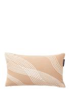 Waves Recycled Heavy Cotton Twill 50X30 Pillow Beige Lexington Home