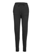 Elyssa Merino/Viscose Blend Knitted Track Pants Black Lexington Clothi...