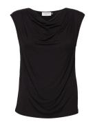 Rwbiarritz Ss Waterfall T-Shirt Black Rosemunde