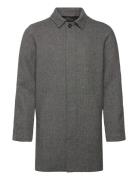Wool Blend Coat Grey Lindbergh