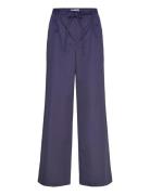 Jelena Pants Cotton Sateen Purple Naja Lauf
