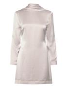 Joline Draped Back Mini Dress Grey Malina