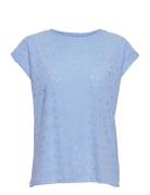 Fqblond-Tee-Flower Blue FREE/QUENT