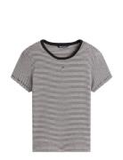 Tjw Slim Essential Rib Ss Black Tommy Jeans