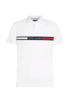 Hilfiger Chest Insert Reg Polo White Tommy Hilfiger
