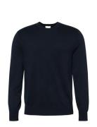 Ls Supima Cotton Crew 14Gg Navy Calvin Klein