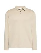 Ls Supima Cotton Solid Polo Beige Calvin Klein