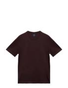 Medium Weight Regular Fit T-Shirt Burgundy Mango