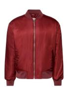 Ls Nylon Bomber Jacket Red Calvin Klein Jeans