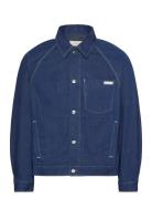 Darted Workwear Jacket Shuriken Blue Calvin Klein Jeans