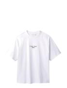 Ss 16S Rlxd Fit Ckj Graphic Tee White Calvin Klein Jeans