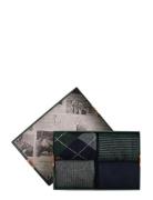 Argyle And Stripe Socks 4-Pack Gb Patterned GANT