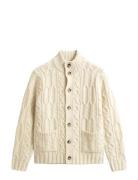 Cable Cardigan Cream GANT