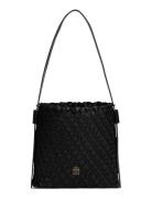 Th Braided Shoulder Bag Black Tommy Hilfiger