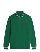 Ls Chest Embro Reg Polo Green Tommy Hilfiger