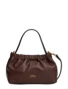 Soft Leather Mini Crossover Brown Tommy Hilfiger