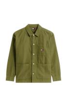 Tjm Essential Overshirt Ext Khaki Tommy Jeans