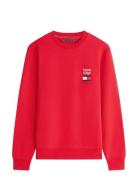 Tommy Embro Flag Sweatshirt Red Tommy Hilfiger