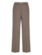 Slfrae-Eliana Sun Hw Wide Pant Brown Selected