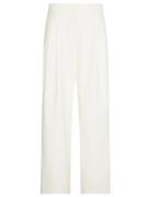 Stretch Chino W/ Pleat - Wide Le Cream Calvin Klein