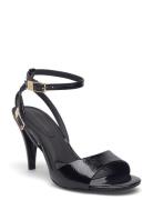 Th Elegant Patent Sandal Black Tommy Hilfiger
