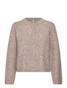 Onlmiggie Ls O-Neck Pearl Cardiga Ex Knt Beige ONLY