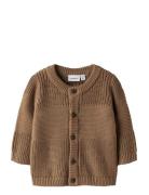 Nbmboys Ls Knit Card Brown Name It